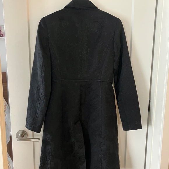 Black Trench Coat S - Picture 2 of 3